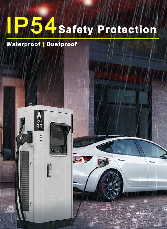 60KW 5m Cable Aluminum Alloy DC EV Charger For Fast Charging